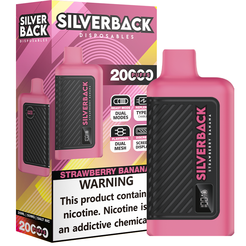 Silverback Disposable | 20,000 Puff Disposable