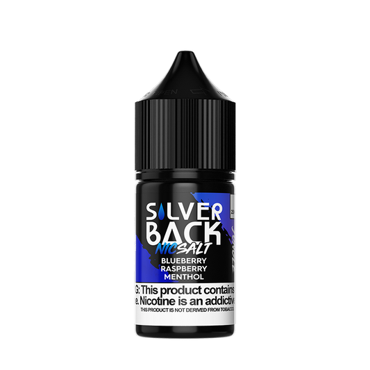 Blue by Silverback Juice Co., Salt Nic 25mg – Smooth Blueberry Raspberry Menthol Blend