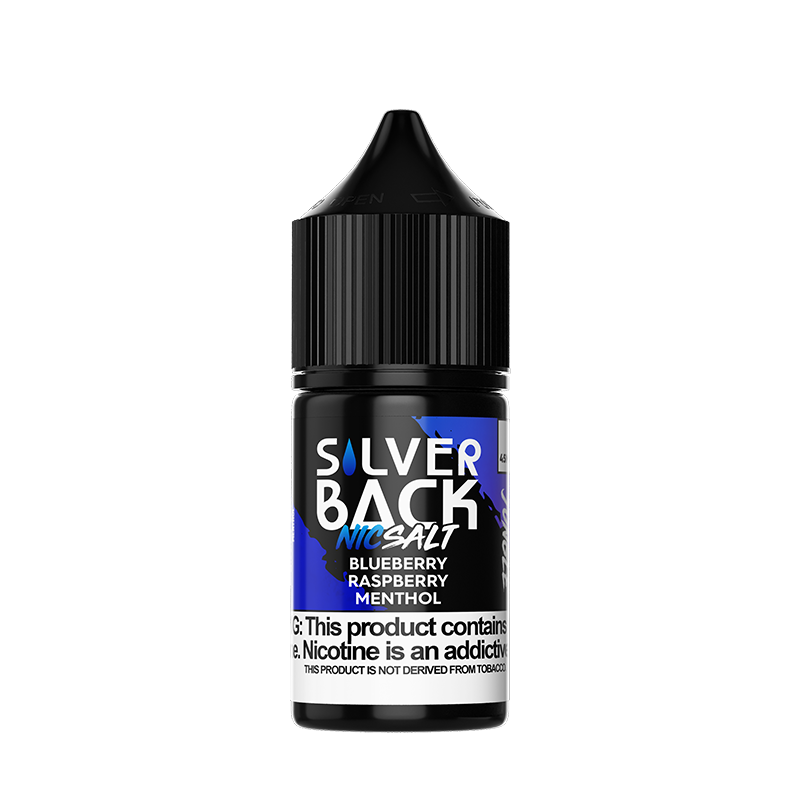 Blue by Silverback Juice Co., Salt Nic 45mg – Smooth Blueberry Raspberry Menthol Blend