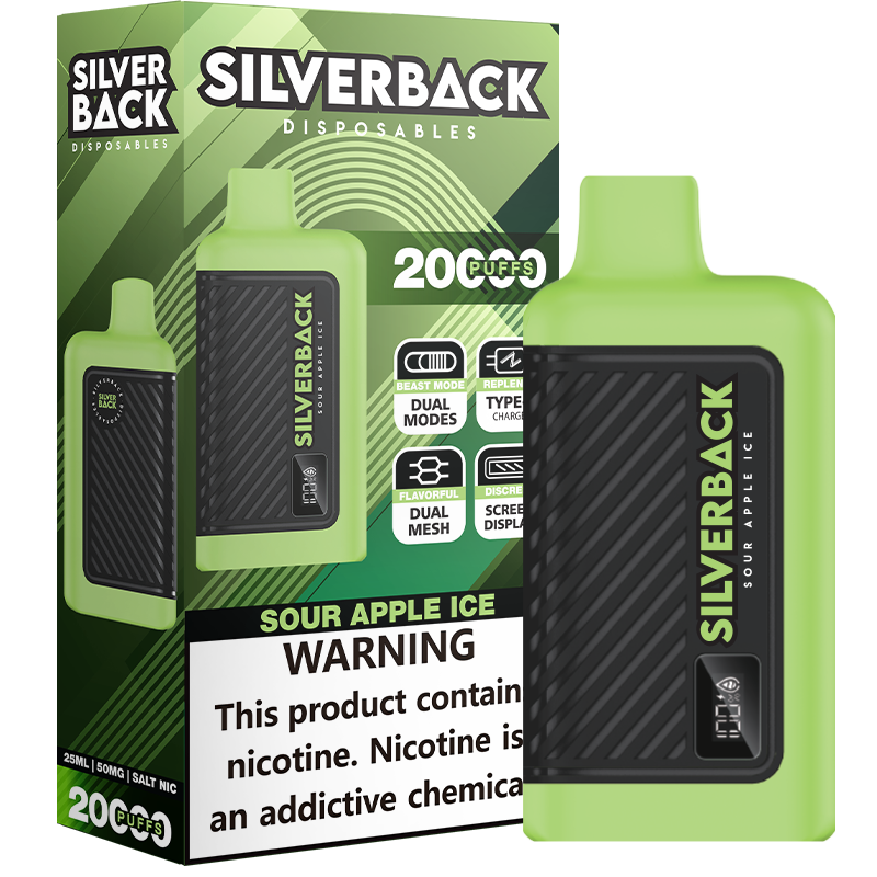 Silverback Disposable | 20,000 Puff Disposable