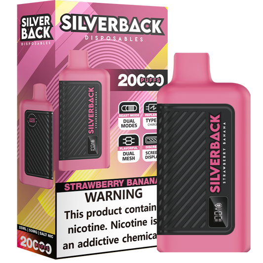 Silverback Disposables - Strawberry Banana