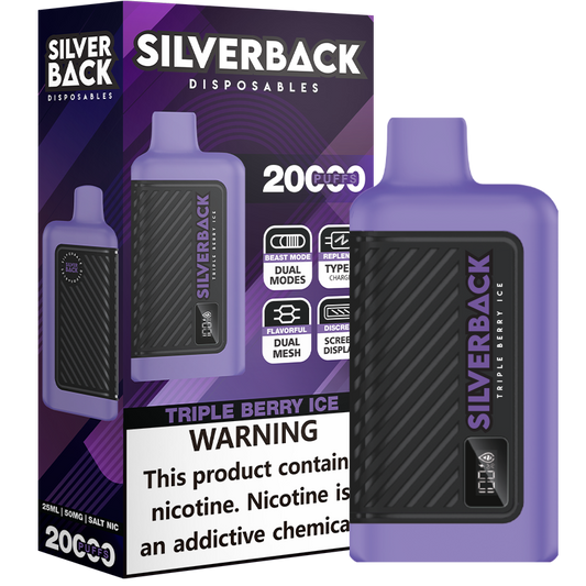 Silverback Disposables - Triple Berry Ice