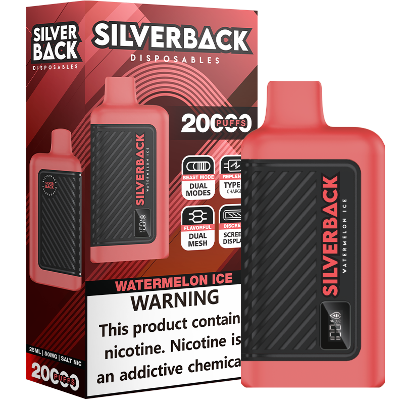 Silverback Disposable | 20,000 Puff Disposable