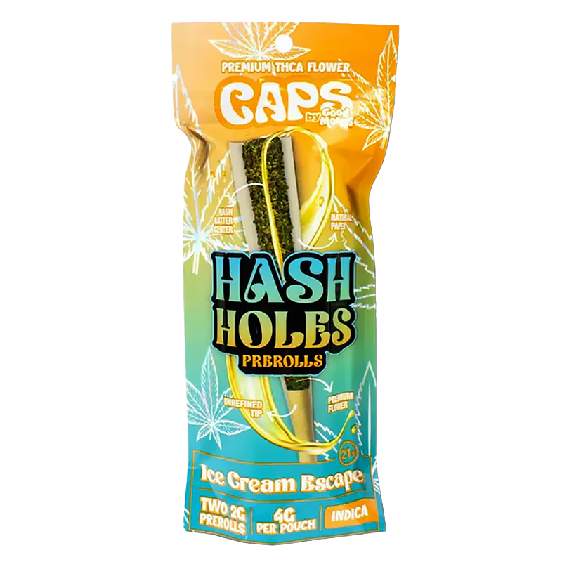CAPS - Hash Holes - THCA Pre-Rolls - 4g