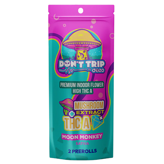 Dozo - Don’t Trip - Mushroom Extract + THCA - Pre-rolls (2ct).