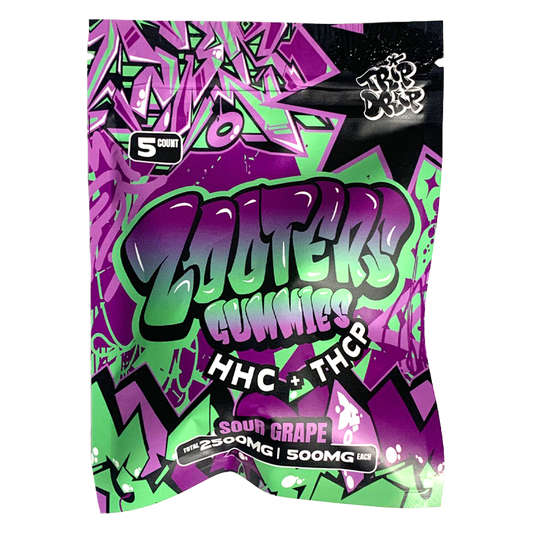 Trip Drip - Zooters HHC + THCP Gummies (5ct) - 2500mg